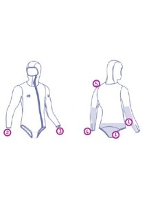 Vade Retro Neoprene Jacket 5mm με κουκούλα 2