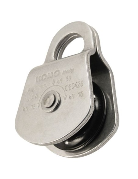 Τροχαλία μονή Kong Swing Alu Polished