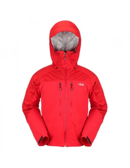 Ανδρικό Αδιάβροχο Jacket Rab Fusion Κόκκινο