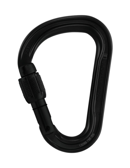Καραμπίνερ ασφαλείας Petzl Attache Black