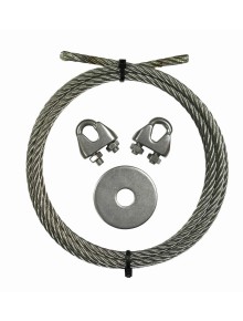 Raumer Stainless Steel Connection KIT - L 80-150cm 2