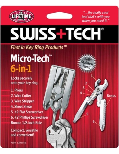 Πολυεργαλείο Swiss Tech Micro-Tech 6-in-1