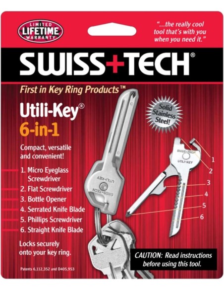 Πολυεργαλείο Swiss Tech Utili-Key 6-in-1