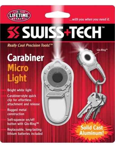 Πολυεργαλείο Swiss Tech Carabiner Micro Light