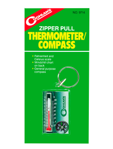 Θερμόμετρο-Πυξίδα Coghlans Zipper Thermo-Compass