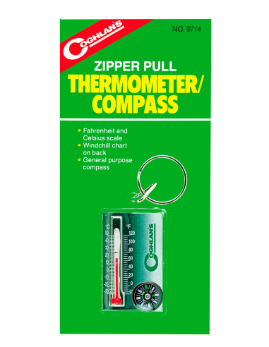 Θερμόμετρο-Πυξίδα Coghlans Zipper Thermo-Compass