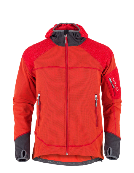 Ανδρικό Fleece Jacket Milo Orie Orange