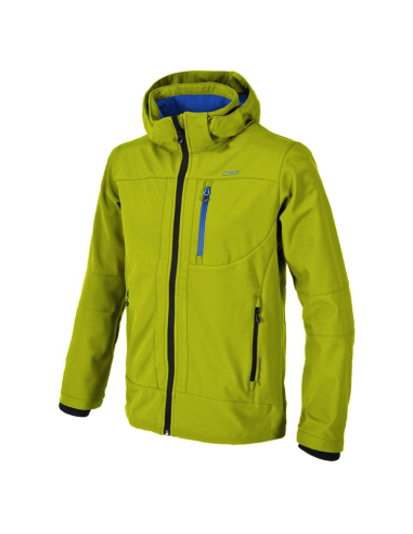 Ανδρικό SoftShell Jacket CMP Zip Hood Lemon