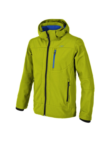 Ανδρικό SoftShell Jacket CMP Zip Hood Lemon