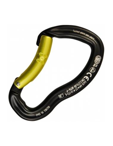 Καραμπίνερ Kong Ergo Bent Gate Black