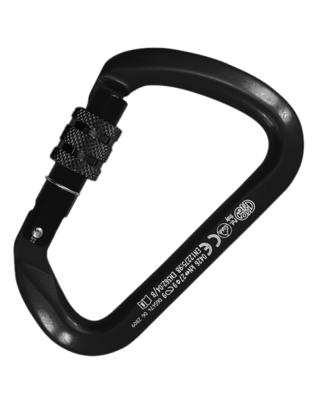 Καραμπίνερ Ασφαλείας Kong Large Multiuse Screw Sleeve Black
