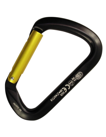 Καραμπίνερ Kong Large Multiuse Straight Gate Black