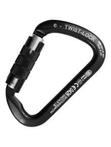 Καραμπίνερ Kong Large Multiuse Twist Lock Black