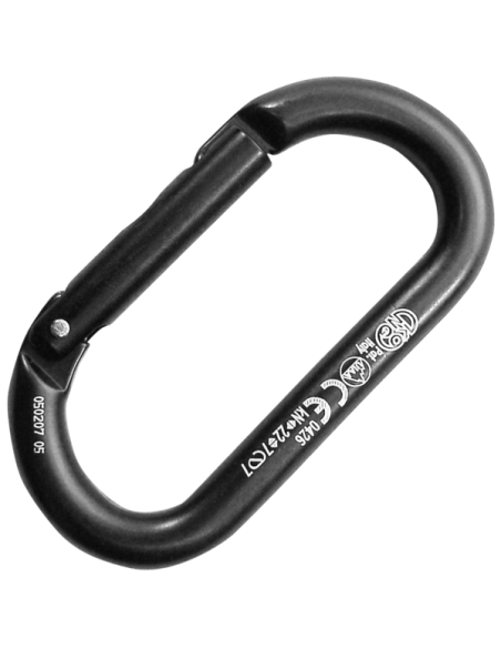 Καραμπίνερς Kong Oval alu straight gate Black