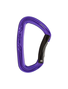 Καραμπίνερ Black Diamond Nitron Bent Gate Μοβ