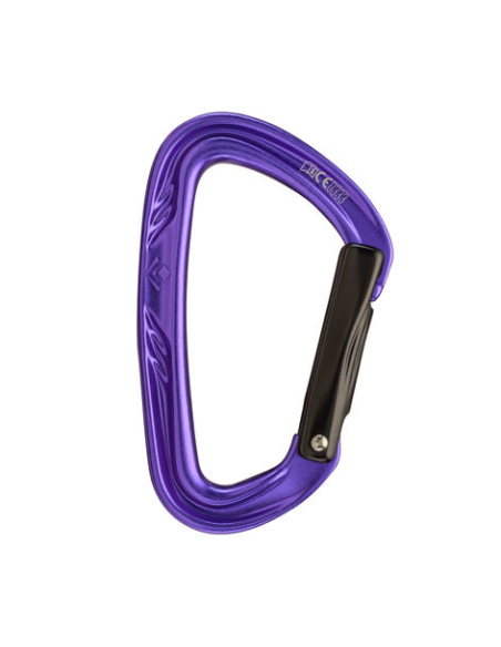 Καραμπίνερ Black Diamond Nitron Straight Gate Purple