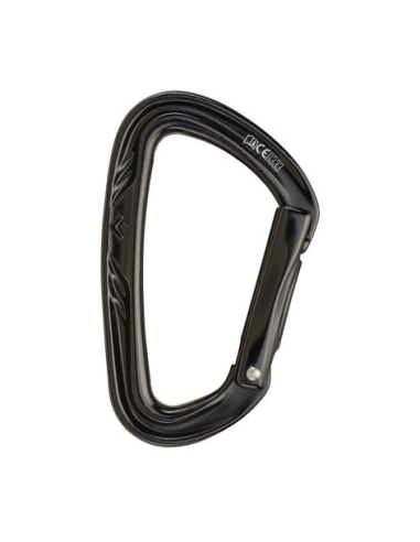 Καραμπίνερ Black Diamond Nitron Straight Gate Black