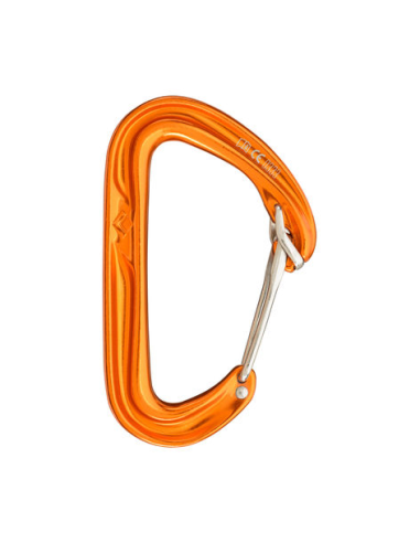 Καραμπίνερ Black Diamond HoodWire Orange