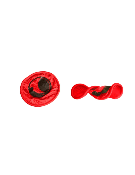 Ticket to the moon Pocket Frisbee Red