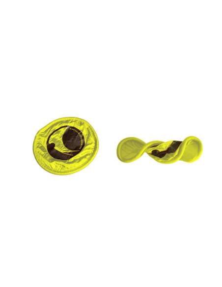 Ticket to the moon Pocket Frisbee Yellow