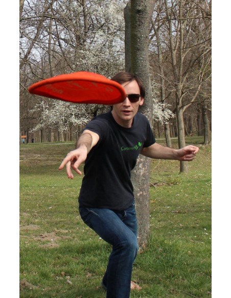 Ticket to the moon Pocket Frisbee Brown