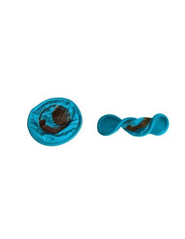Ticket to the moon Pocket Frisbee Aqua