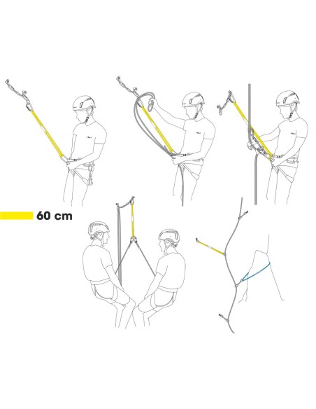 Ιμάντας Beal Dynaloop 60 cm Yellow