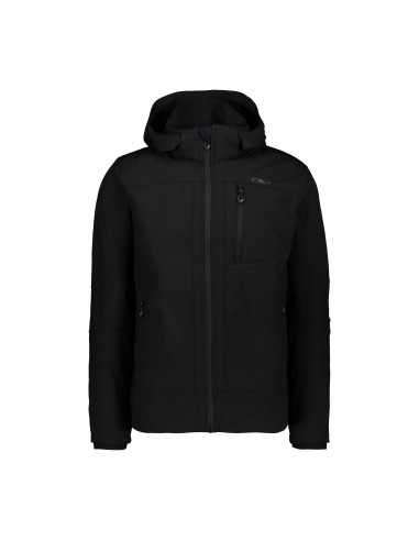 Ανδρικό SoftShell Jacket CMP Zip Hood Black