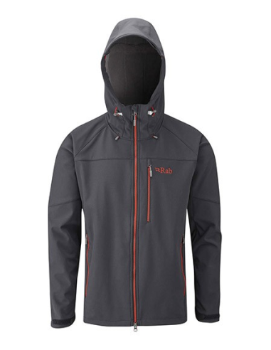 Ανδρικό Softshell Jacket Rab Salvo Anthracite