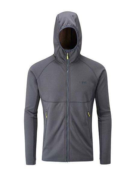 Rab Fleece Focus Hoody Jacket Anthracite