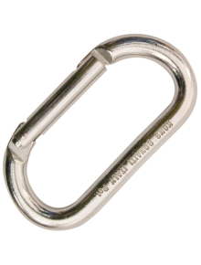 Καραμπίνερς Kong Oval alu straight gate ασημι - Polished