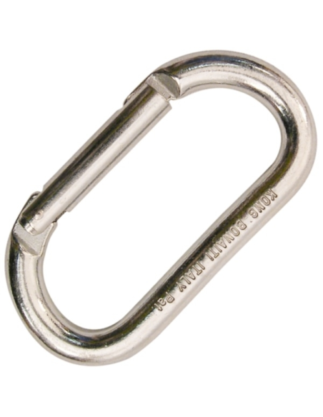 Καραμπίνερς Kong Oval alu straight gate ασημι - Polished