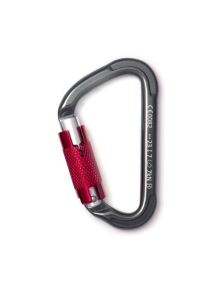 Καραμπίνερ Ασφαλείας Αυτόματο Fixe Climbing Rock Anthracite