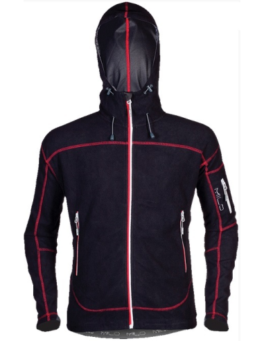 Ανδρικό Fleece Jacket Milo Yuko Μαύρο