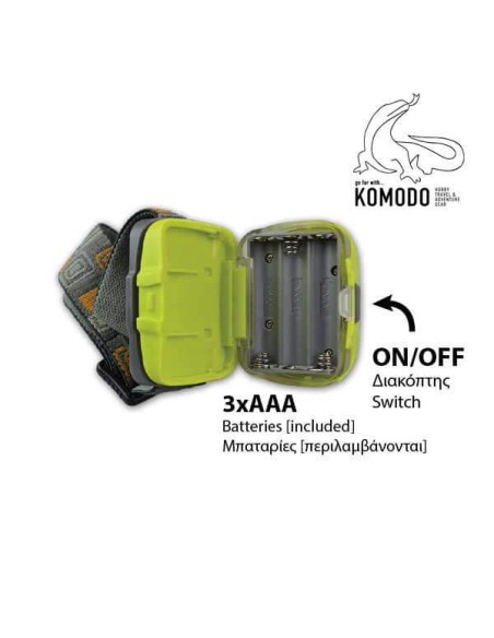 Φακός κεφαλής Alpin Pro CA-3178