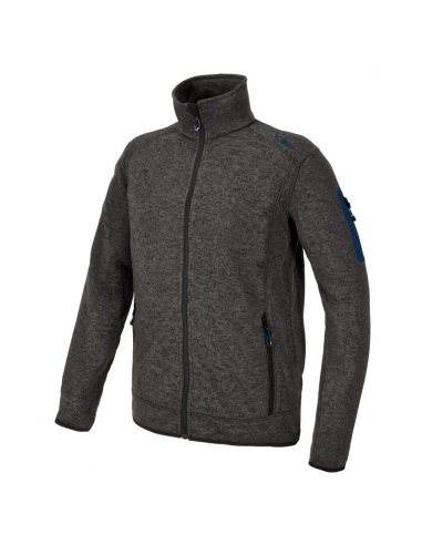 Ανδρικό knit-tech fleece Jacket CMP Grey