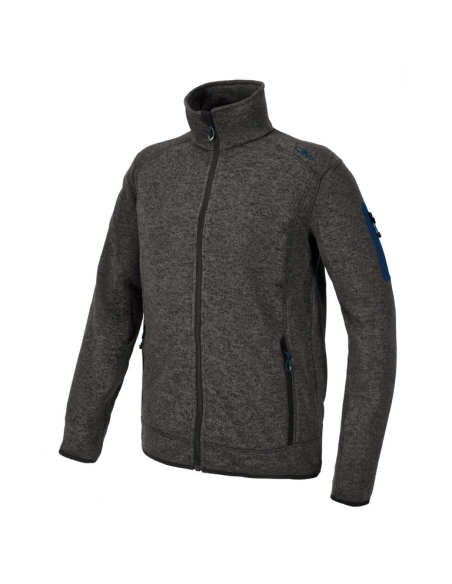 Ανδρικό knit-tech fleece Jacket CMP Grey