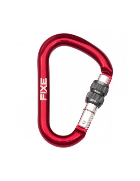 Καραμπίνερ Ασφαλείας Fixe Climbing Lotus screw Gate Red