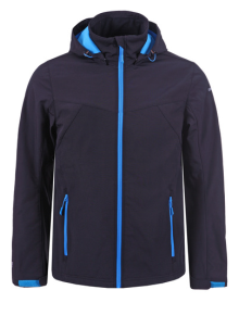 Ανδρικό Softshell Jacket Icepeak Lukas Black-Blue