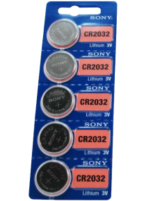 Μπαταρία Λιθίου Button battery Sony 3v CR-2032