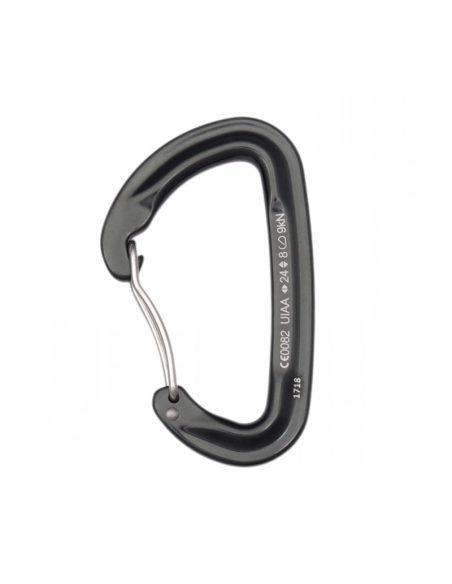 Καραμπίνερ Απλό Fixe Climbing Minor - wire bent gate Anthracite