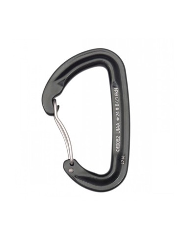 Καραμπίνερ Απλό Fixe Climbing Minor - wire bent gate Anthracite