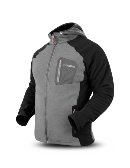 Ανδρικό Fleece Jacket Trimm Thermic Grey-Grafit Black