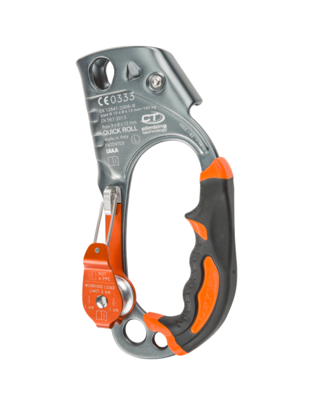 Φρένο χειρός με τροχαλία Climbing Technology Quick Roll Left - Grey