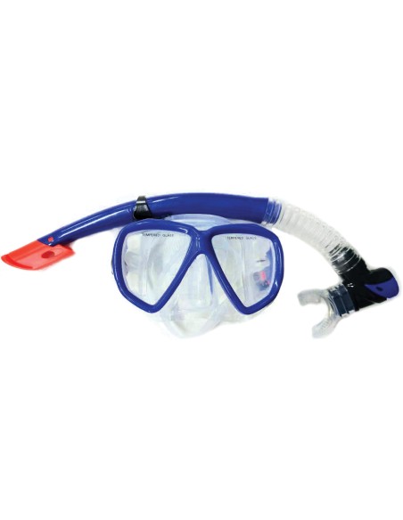 Set Μάσκας - αναπνευστήρα TTP Blue Wave Laro Set Blue