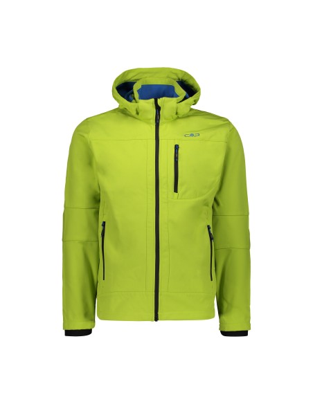 Ανδρικό SoftShell Jacket CMP Zip Hood Limegreen