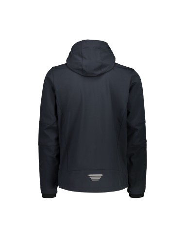 Ανδρικό SoftShell Jacket CMP Zip Hood Antracite-Cedro