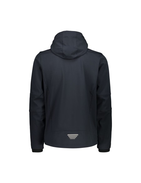 Ανδρικό SoftShell Jacket CMP Zip Hood Antracite-Cedro