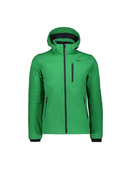 Ανδρικό SoftShell Jacket CMP Zip Hood Evergreen