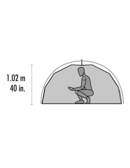 Αντίσκηνο MSR Elixir™ 2 Backpacking Tent Green V2